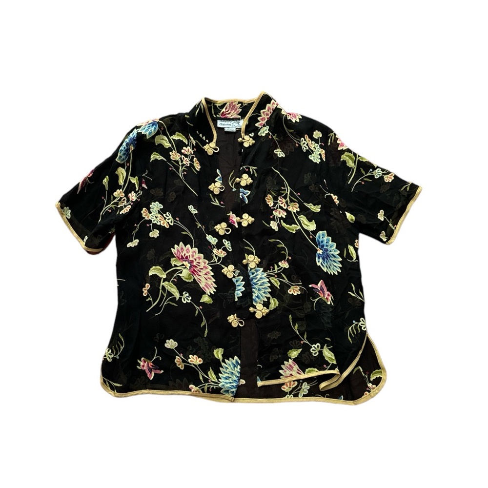 Vintage oriental top!! Y2k!!